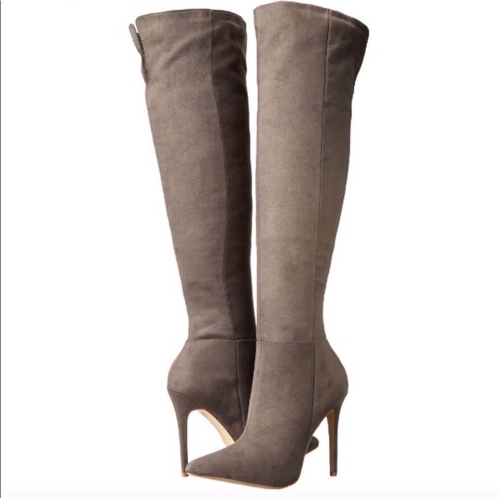 Over the Knee Faux Suede Boots